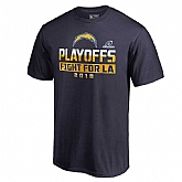 Men's Chargers Navy 2018 NFL Playoffs Fight T-Shirt,baseball caps,new era cap wholesale,wholesale hats